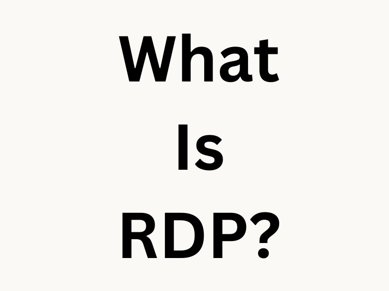 What is RDP?